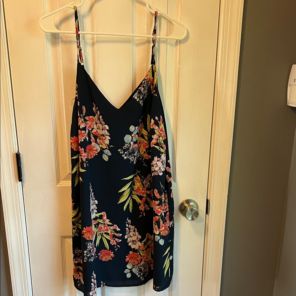 Cotton On Navy Floral Dress